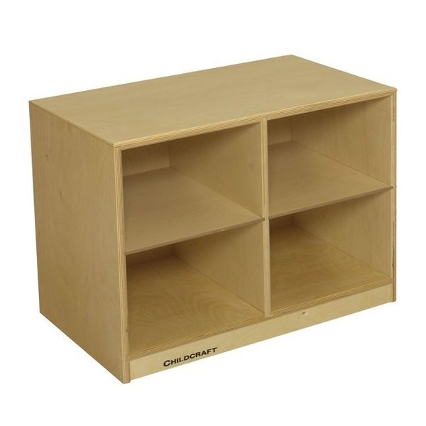 Childcraft 4 Big Tub Cubby Storage Unit, 25-5/8 x 16 x 19 Inches 1565128